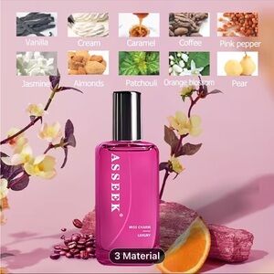 Pink ASSEEK Perfume Bottle Miss Charm Miss Charm 1.69 FL.OZ New